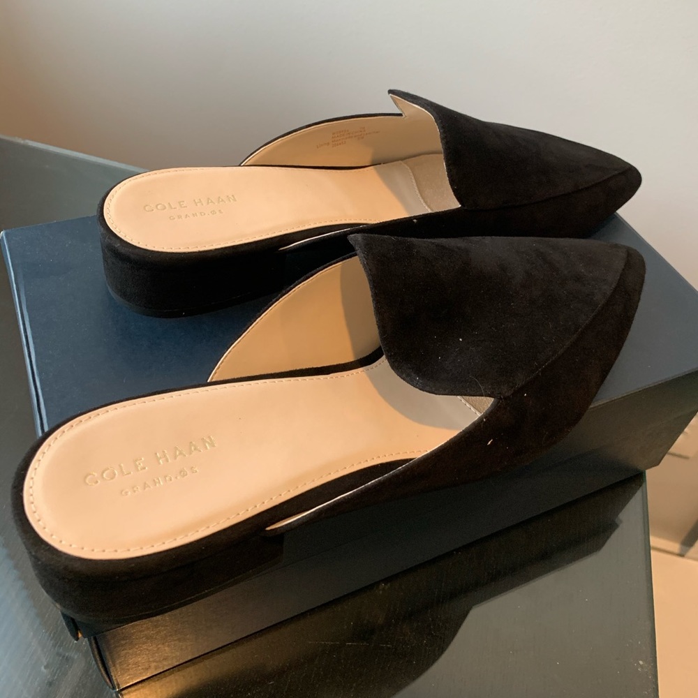 BRAND NEW Cole Haan Piper Mule Black Loafers